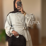 Robe croisée « Alma » - Plusieurs coloris