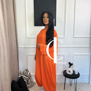 Robe basique - Orange