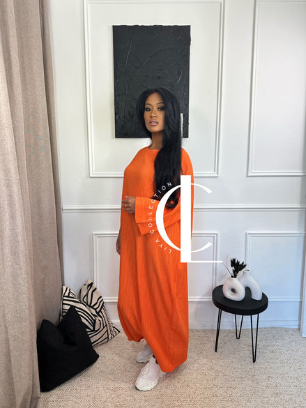 Robe basique - Orange