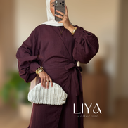 Robe croisée « Alma » - Plusieurs coloris