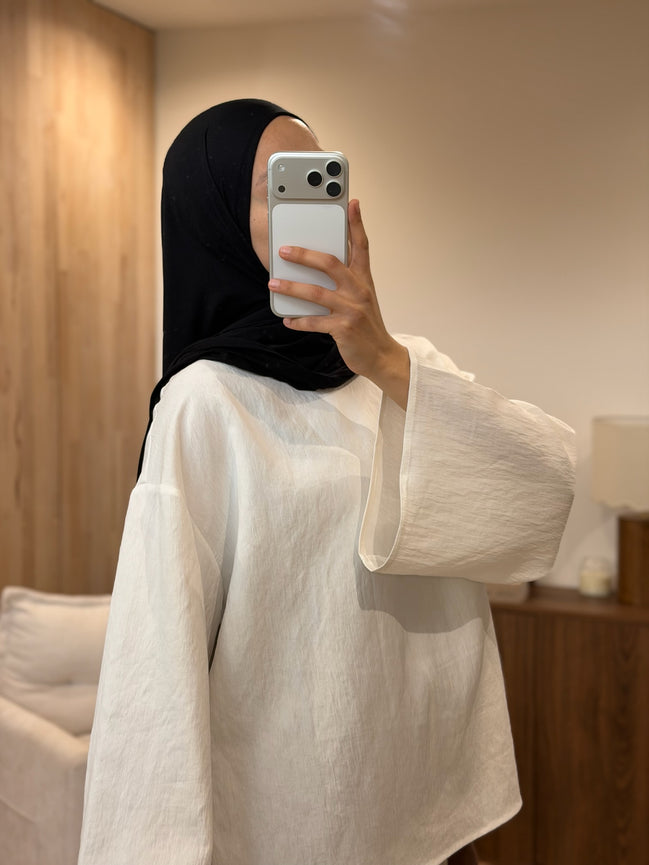 Chemise à manches évasées