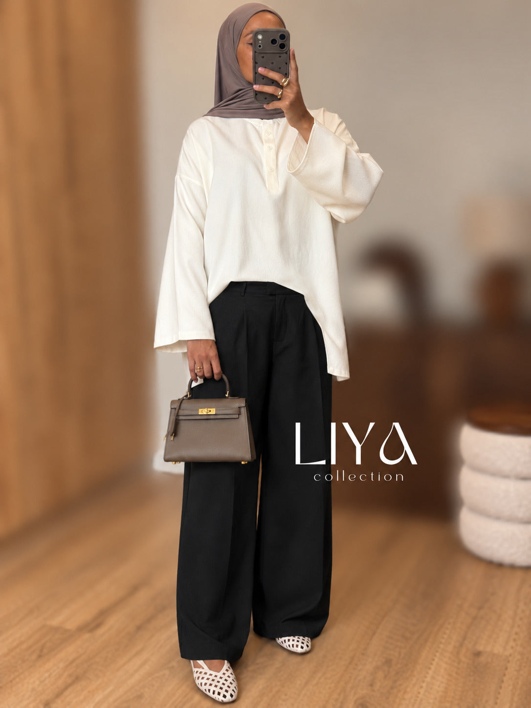 Pantalon tailleur - Noir