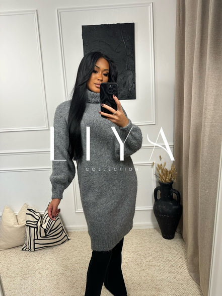 Robe pull en maille "Lola" - Plusieurs coloris au choix