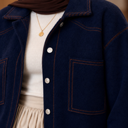 Veste polaire - Style jean brut