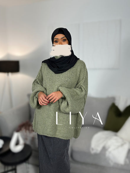 Pull oversize en laine douce "Jade" - Plusieurs coloris