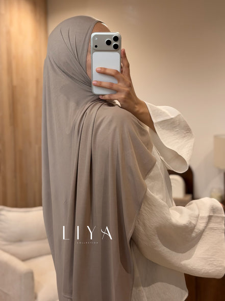 Hijab en jersey bambou - Plusieurs coloris