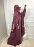 Jilbab en soie de medine - Deux pièces avec jupe / Plusieurs coloris