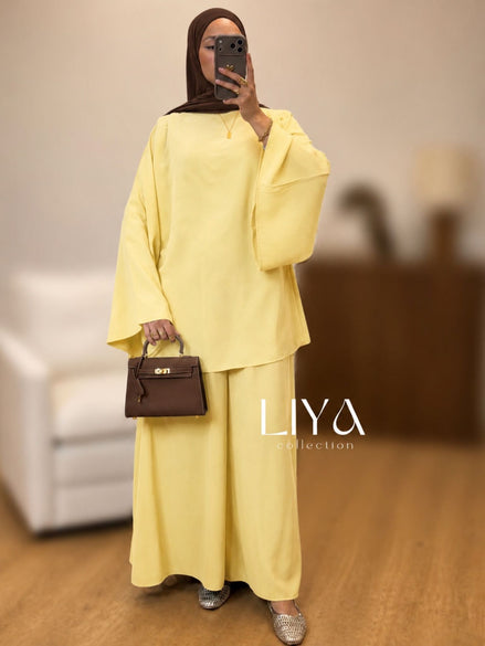 Ensemble "Jannah" - Jaune
