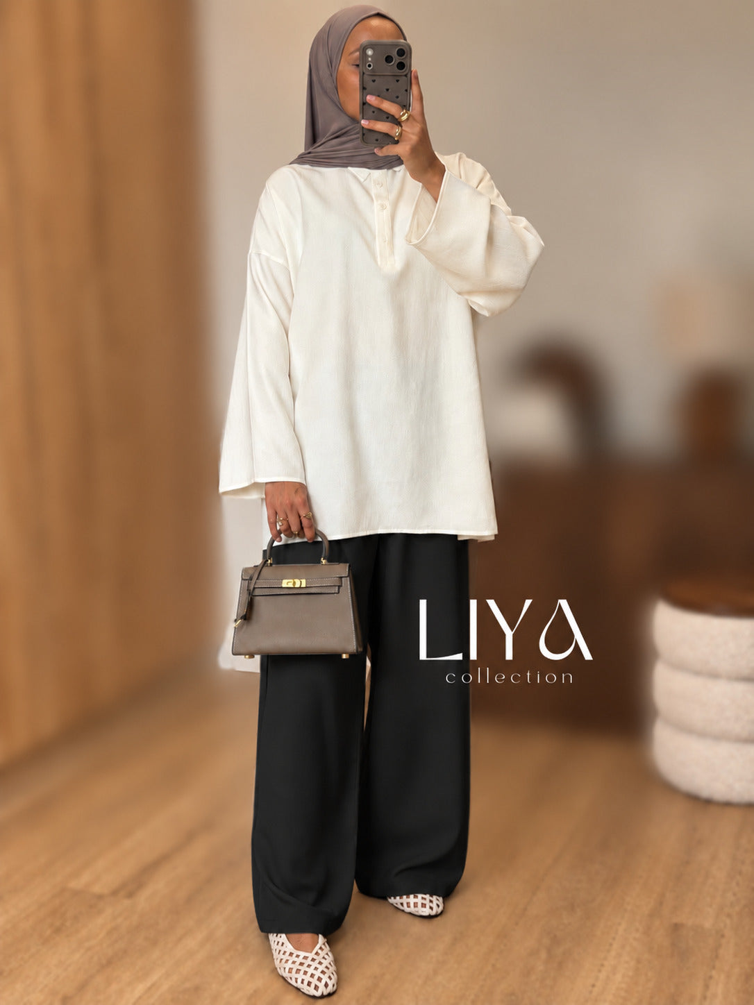 Pantalon tailleur - Noir