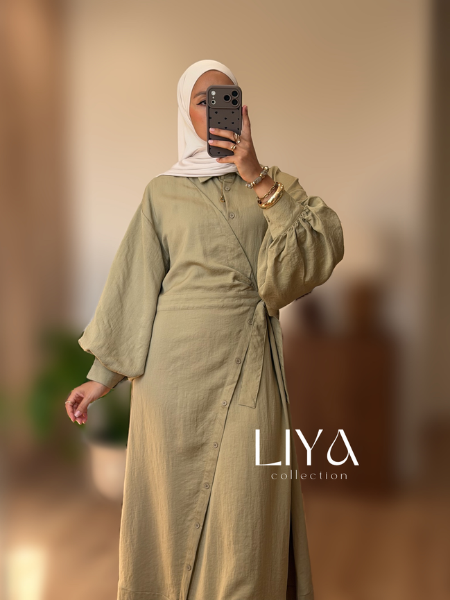 Robe croisée « Alma » - Plusieurs coloris