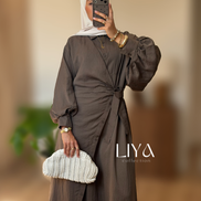 Robe croisée « Alma » - Plusieurs coloris