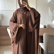 Abaya à zip 
