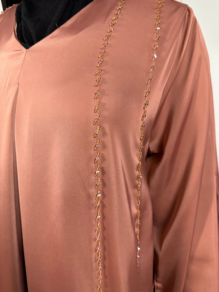 Abaya "Amira" - Brique