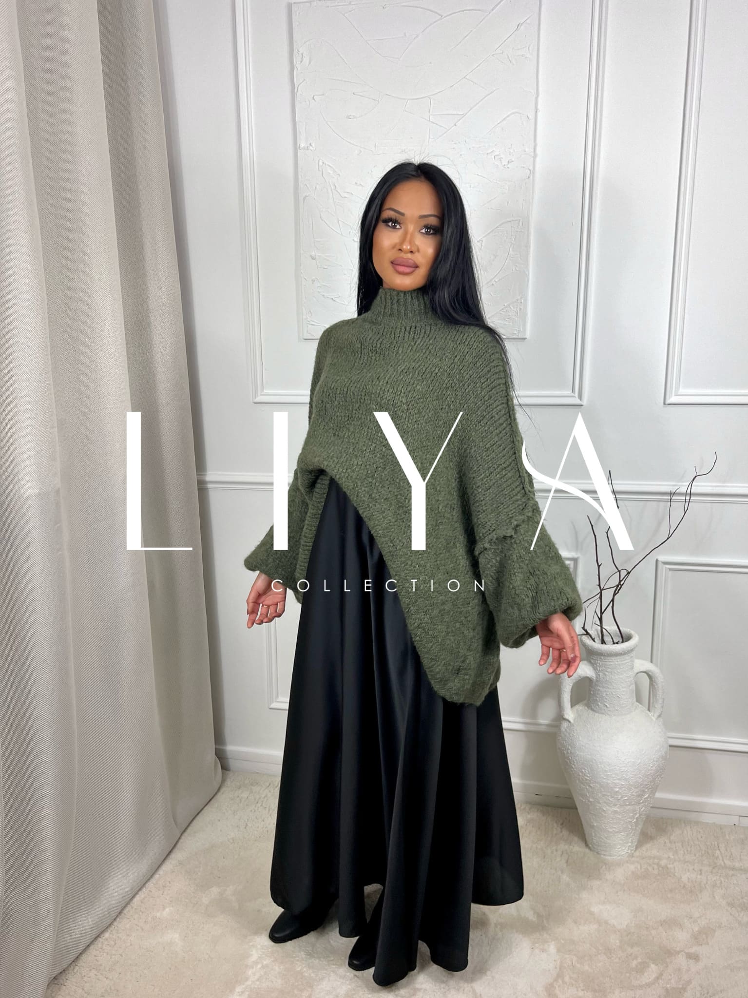 Pull oversize en laine douce 