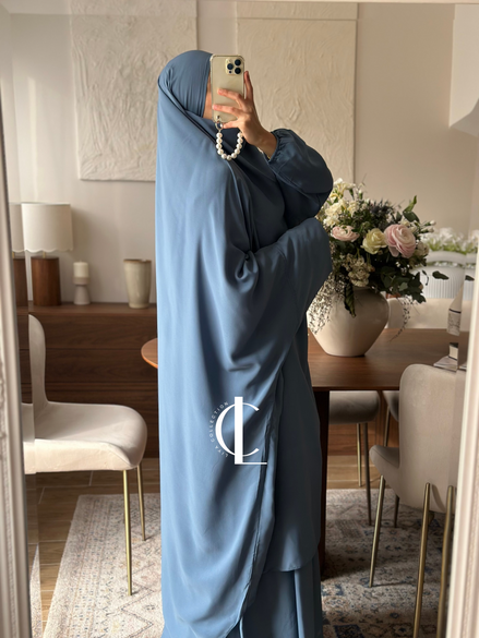 Jilbab en microfibre - Deux pièces avec jupe