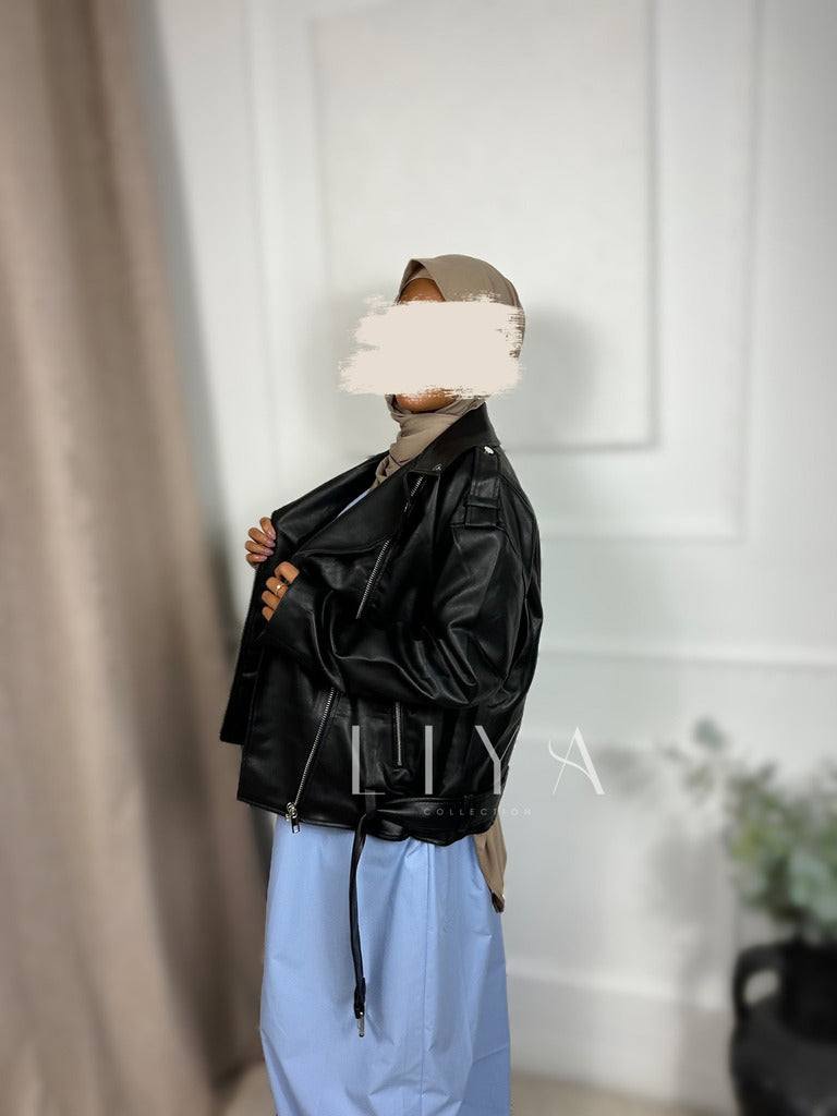 Faux leather Perfecto - Oversized