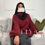 Pull oversize en laine douce 