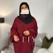 Pull oversize en laine douce 