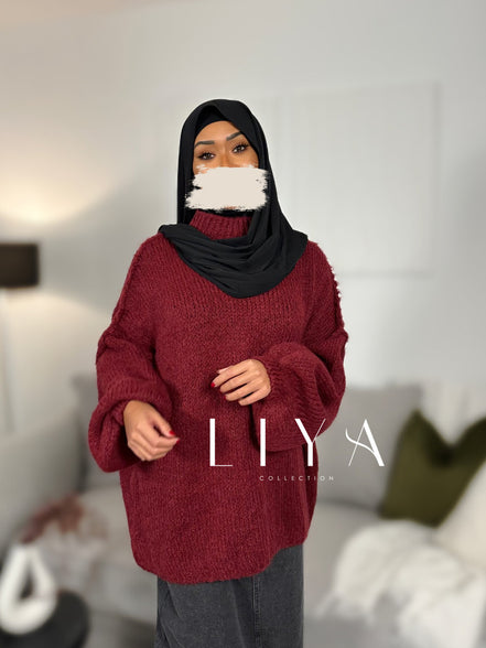 Pull oversize en laine douce "Jade" - Plusieurs coloris