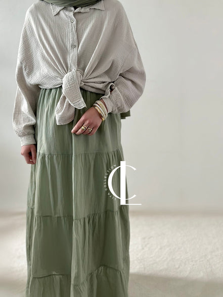 Chemise en gaz de coton - Plusieurs coloris