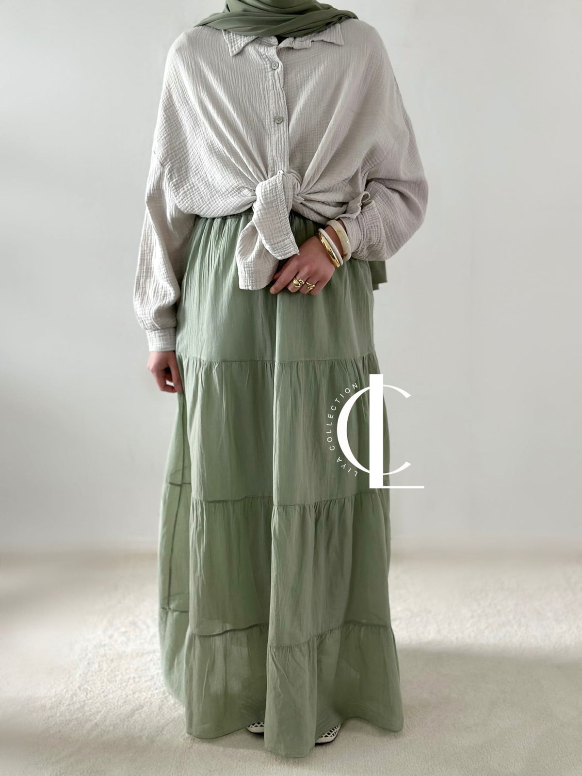 Chemise en gaz de coton - Plusieurs coloris