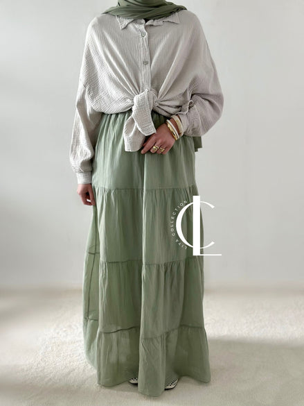 Chemise en gaz de coton - Plusieurs coloris