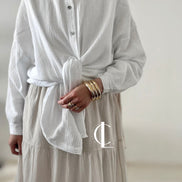 Chemise en gaz de coton - Plusieurs coloris
