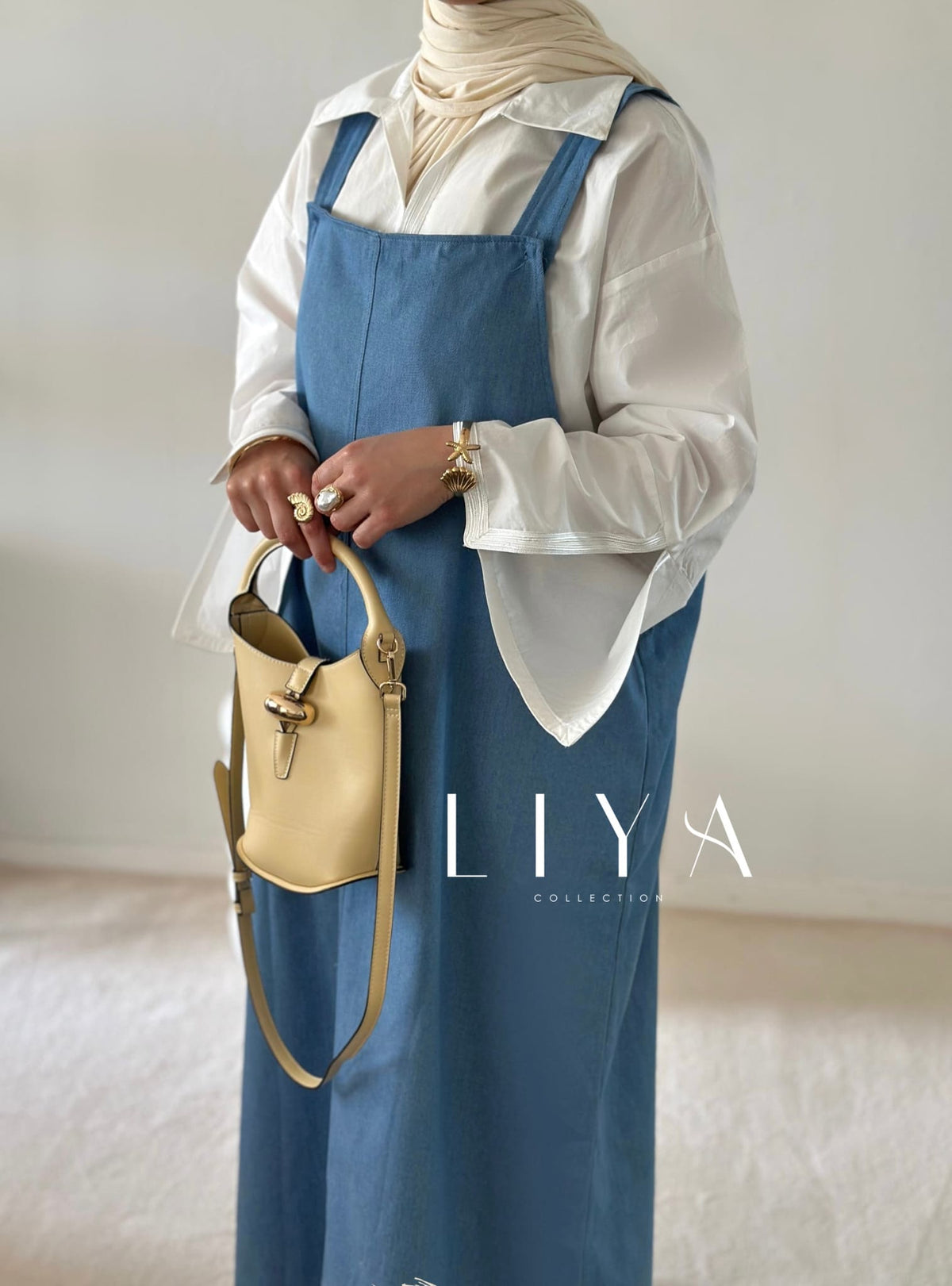 Salopette oversized - Blanc