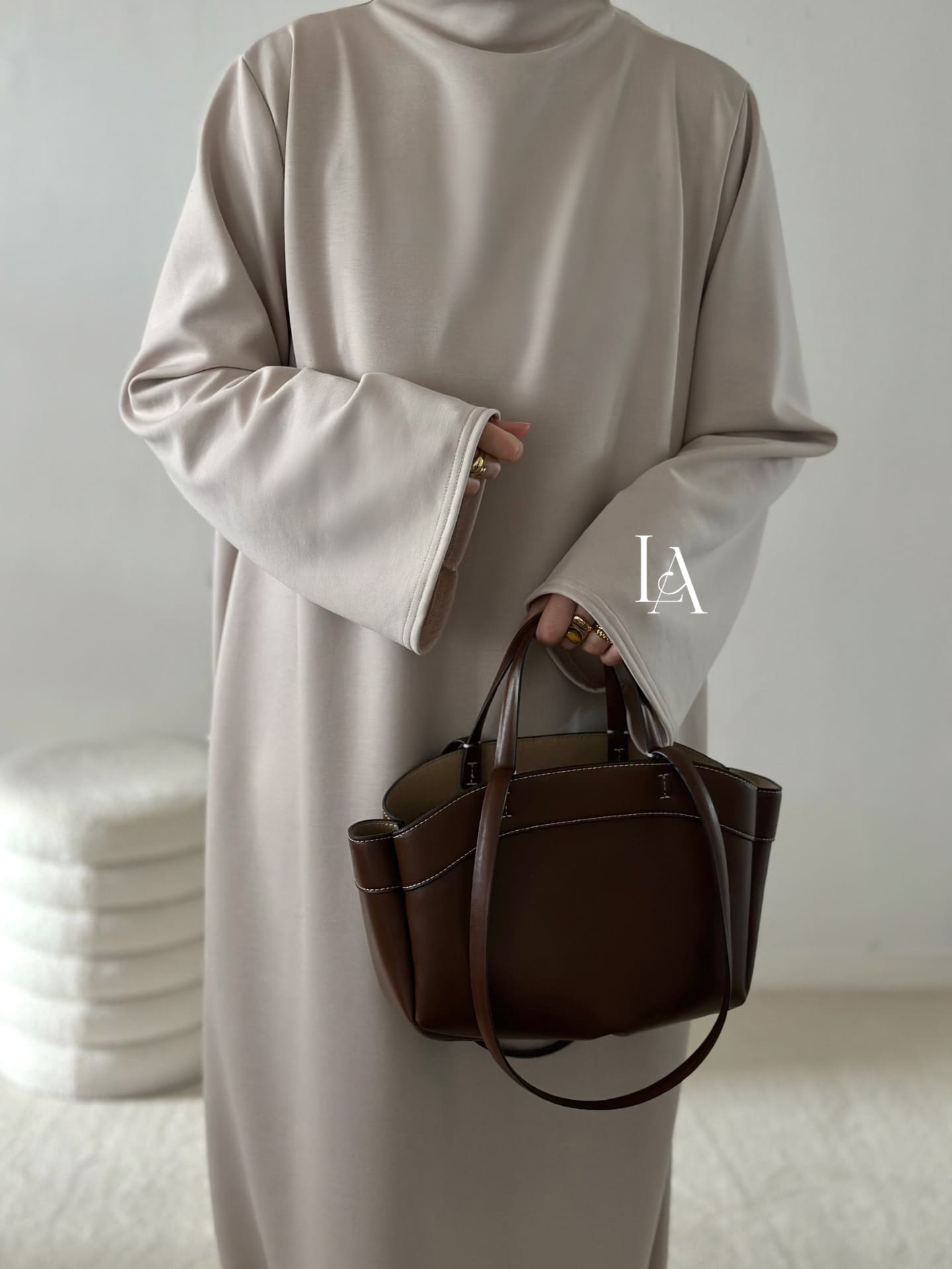 Abaya col montant - Esma