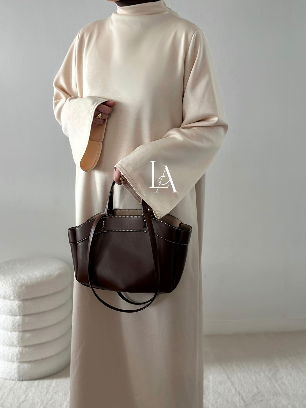 Abaya col montant - Esma
