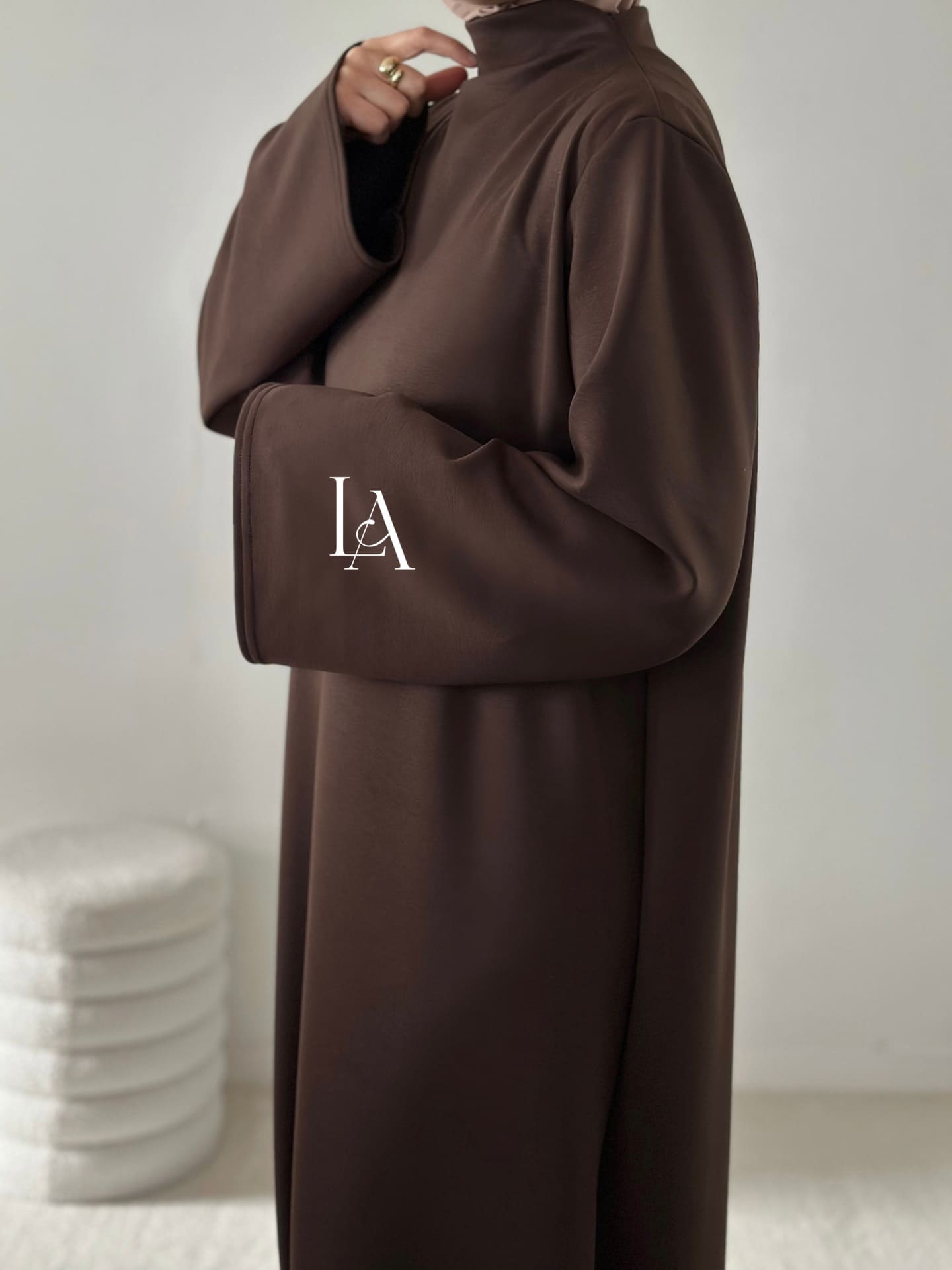 Abaya col montant - Esma