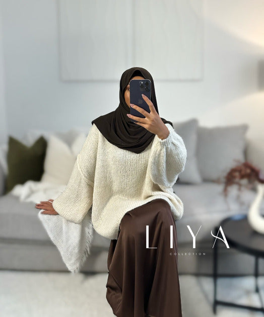 Pull oversize en laine douce 