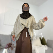 Pull oversize en laine douce 