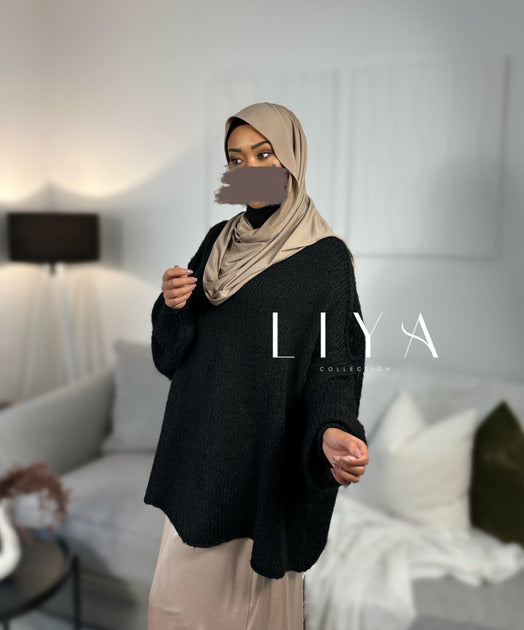 Pull oversize en laine douce 