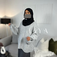 Pull oversize en laine douce 