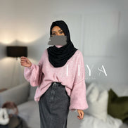 Pull oversize en laine douce 