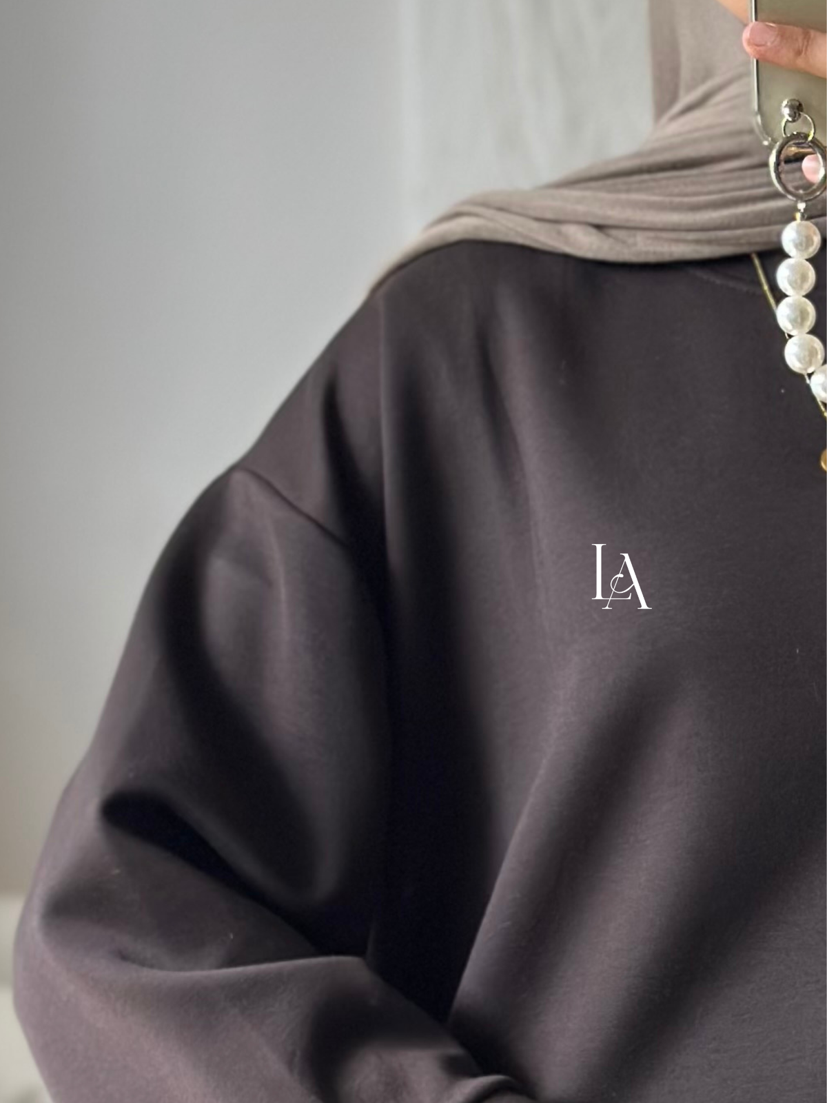 Abaya col montant - Esma