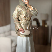 Blazer Jacket - Jacquard Style