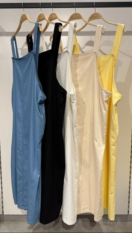 Salopette oversized - Blanc