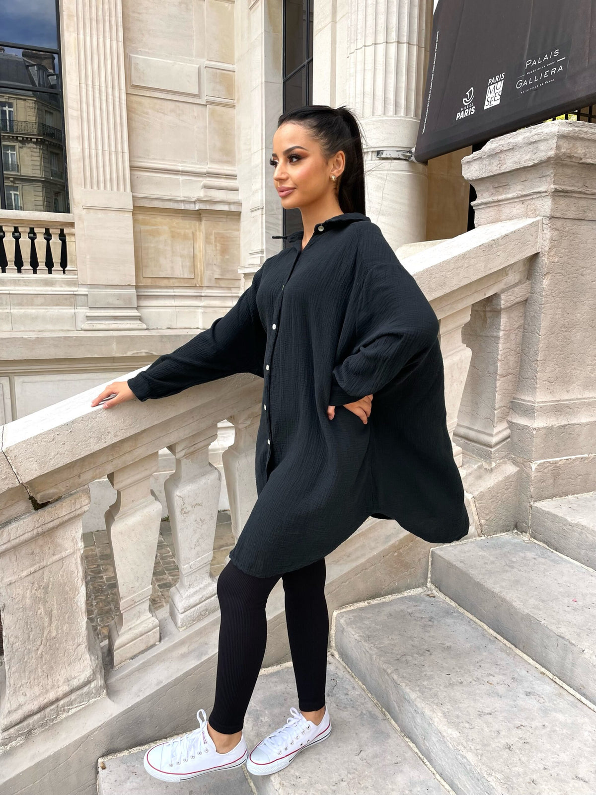 Chemise en gaz de coton - Plusieurs coloris