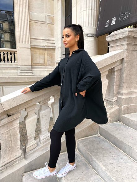 Chemise en gaz de coton - Plusieurs coloris