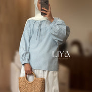 Chemise vichy - Bleu