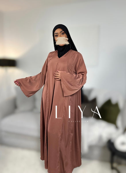Abaya "Amira" - Brique