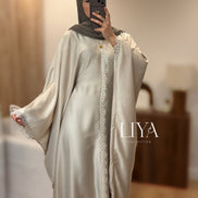Abaya papillon en dentelle - Plusieurs coloris