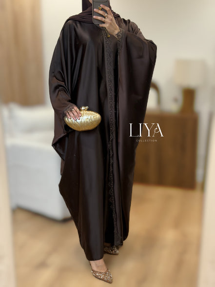 Abaya papillon en dentelle - Plusieurs coloris