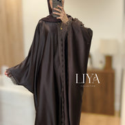 Abaya papillon en dentelle - Plusieurs coloris