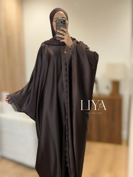 Abaya papillon en dentelle - Plusieurs coloris