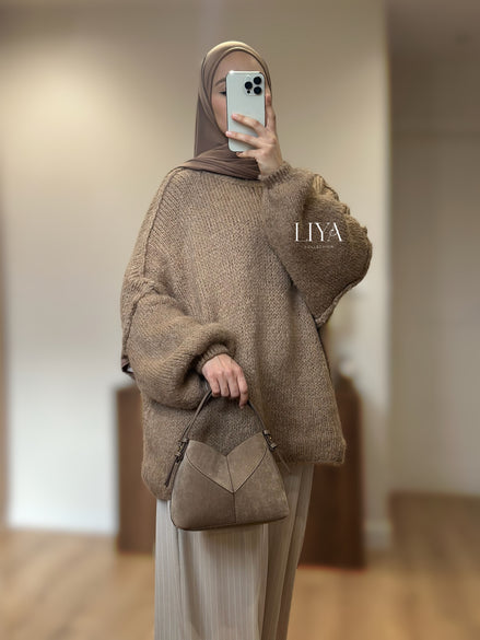 Pull oversize en laine douce "Jade" - Plusieurs coloris