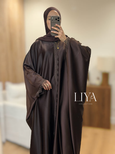 Abaya papillon en dentelle - Plusieurs coloris