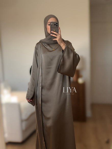 Abaya "Noûr" - Taupe